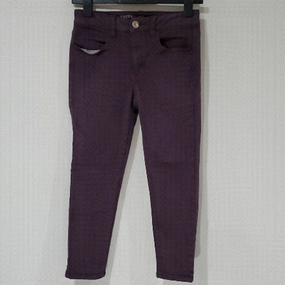 American Eagle super stretch hi-rise cropped jeggings - Picture 1 of 8